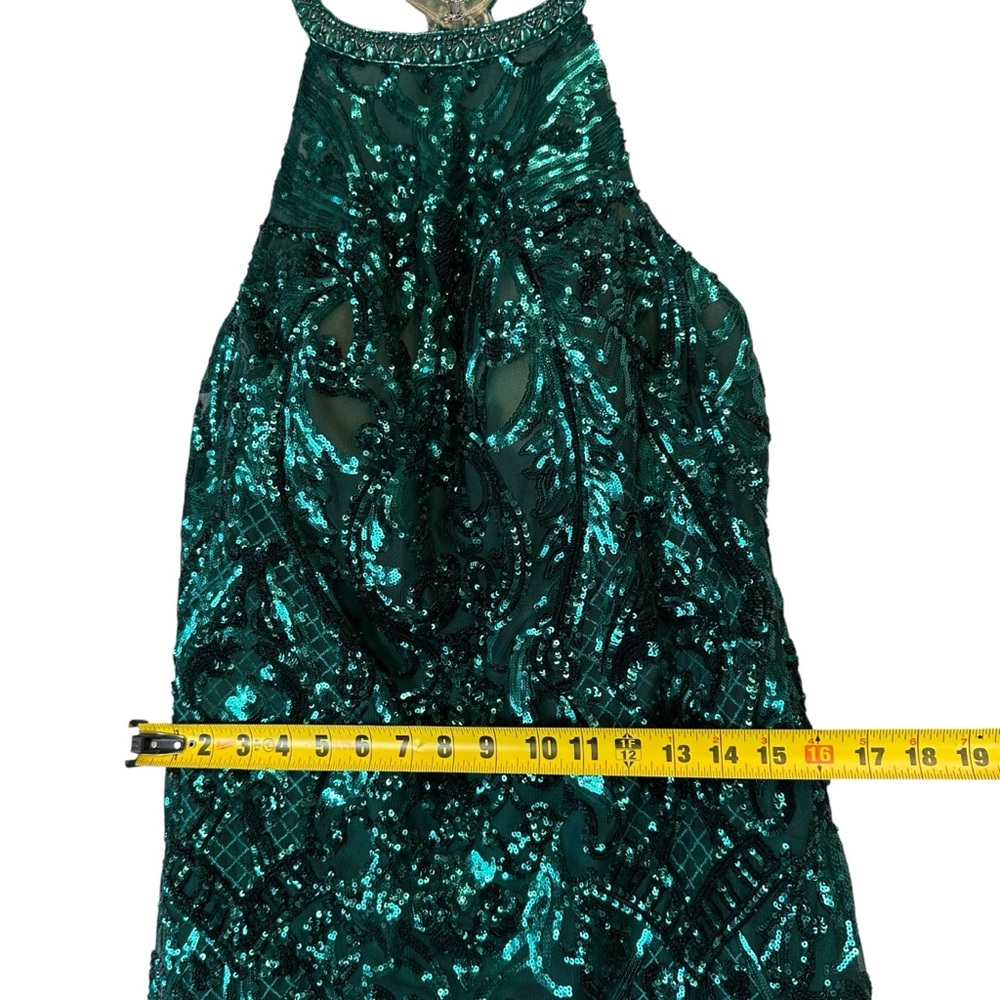 morilee madeline gardner formal prom green dress size 18 - Picture 6 of 15
